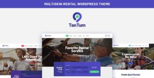 TanTum | Car, Scooter, Boat &amp; Bike Rental Services WordPress Theme v1.1.1 Nulled
