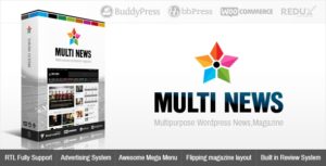Multinews &#8211; Multi-purpose WordPress News,Magazine v2.7.2.2 nulled